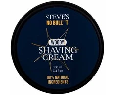 Steve´s No Bull***t Woody Shaving Kreminis Shaving Kreminis vyrams, 100 ml