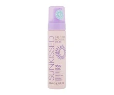 Sunkissed Self-Tan Mousse Dark Coconut Fragrance savaiminio įdegio putos, 200 ml