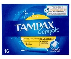 Tamponai TAMPAX Compak Regular, 16 vnt.