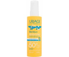 Uriage Bariésun Moisturizing Kid Purškiklis SPF 50+ drėkinamasis veido ir kūno purškiklis nuo saulės vaikams, 200 ml