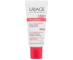 Uriage Roseliane CC Kreminis SPF50+ apsauginis CC veido kremas jautriai / į paraudimą linkusiai odai, atspalvis: Light, 40 ml