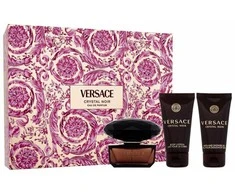 Kvepalų rinkinys moterims Versace Crystal Noir (EDP, 50 ml + kūno losjonas, 50 ml + dušo želė, 50 ml)