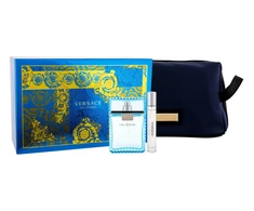 Versace Man Eau Fraiche EDT rinkinys vyrams (EDT 100 ml + EDT 10 ml + Kosmetinis krepšelis)