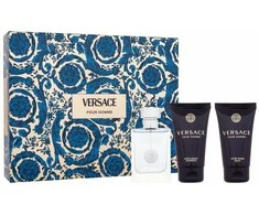 Versace Pour Homme rinkinys vyrams (EDT, 50 ml + dušo želė, 50 ml + balzamas po skutimosi, 50 ml)