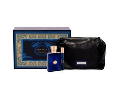 Kvepalų rinkinys vyrams Versace Dylan Blue Pour Homme (EDT, 100 ml + EDT, 10 ml + kosmetinė)