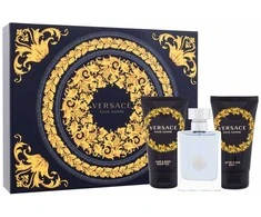Versace Pour Homme rinkinys vyrams (EDT, 50 ml + balzamas po skutimosi, 50 ml + kūno ir plaukų šampūnas, 50 ml)