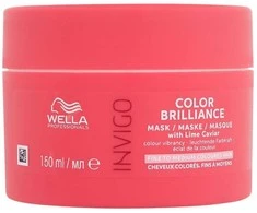 Kaukė dažytiems ploniems plaukams Wella Professionals Invigo Color Brilliance Fine to Medium Coloured Hair Mask 150ml