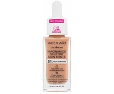 Wet n Wild Bare Focus Niacinamido odos atspalvio makiažas