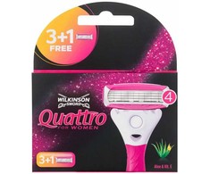 Wilkinson Sword Quattro For Women Keičiamas peiliukas moterims, 1 balení