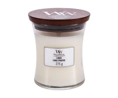 WoodWick Aromatinė žvakė (Linen), 275 g