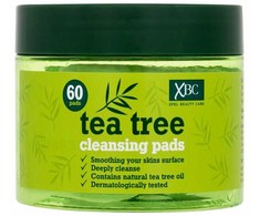 Xpel Tea Tree Cleansing Pads Cleansing Wipes moterims, 60 pc