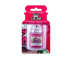 Yankee Candle Raudona aviečių skonio automobilio kvapo žvakė „Ultimate“ 24 g
