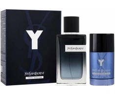 Set Yves Saint Laurent: Y Intense Eau De Parfum For Men, 100 ml + Y Anti-Perspirant Dezodorantas Stick For Men, 75 g