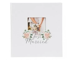Albumas GOLDBUCH 08188 Just Married 30x31/60psl | balti lapai | kampučiai/lipdukai | knyginio rišimo