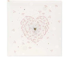 Albumas GOLDBUCH 08062 Golden heart 30x31/60psl |balti lapai| kampučiai/lipdukai
