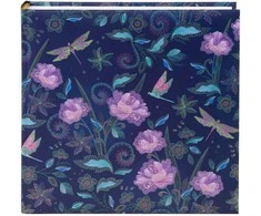 Albumas GOLDBUCH 17814 Nature's Melody mėlynas 23x23cm, 10x15cm /200 foto kišeninis | knyginio rišimo