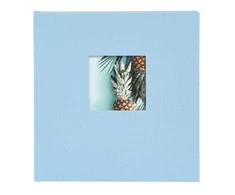 Albumas GOLDBUCH 27729 Bella Vista sky-mėlynas 30x31/60psl, balti lapai | kampučiai/lipdukai | knyginio rišimo