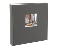 Albumas GOLDBUCH 31725 Bella vista pilkas 30x31/100psl | balti lapai | kampučiai/lipdukai | knyginio rišimo