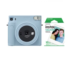 Fujifilm Momentinis fotoaparatas instax SQUARE SQ1 GLACIER Mėlynas+instax SQUARE glossy (10pl)
