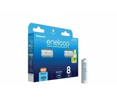 Įkraunamos baterijos Panasonic ENELOOP BK-3MCDE/8HH, 2000 mAh, 2100 (8xAA)