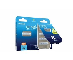 Įkraunamos baterijos Panasonic ENELOOP BK-4MCDE/8HH, 800 mAh, 2100 (8xAAA)