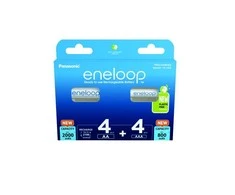 Įkraunamos baterijos Panasonic ENELOOP BK-3MCDE+4MCDE/8CP (4xAA+4xAAA)