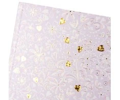 Svečių-užrašų knyga GOLDBUCH 77036 Finamente lilac 100psl 25x20| balti lapai [V]