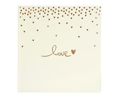 Sourcing Albumas GOLDBUCH 08015 Raining Hearts peach 30x31/60psl kampučiai/lipdukai | knyginio rišimo | balti lapai [V]