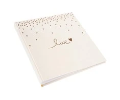 Sourcing Albumas GOLDBUCH 08015 Raining Hearts peach 30x31/60psl kampučiai/lipdukai | knyginio rišimo | balti lapai [V]