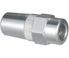 Makita Adapteris (1 vnt) tepalo presui, tvirtinamas prie lanksčios žarnos galo, skirtas prijungti prie tepalo padavimo angos. Tinka tepalo presams GP001G ir DGP180 1915L9-8