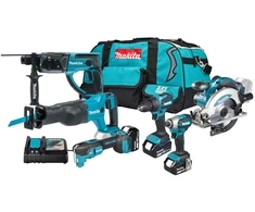 Makita Akumuliatorinių įrankių komplektas DLX6141TX1 18V