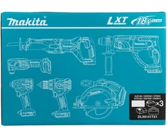 Makita Akumuliatorinių įrankių komplektas DLX6141TX1 18V
