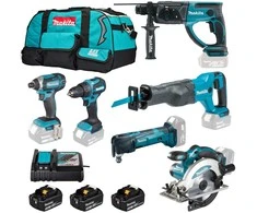 Makita Akumuliatorinių įrankių komplektas LXT® DLX6135TX1 LXT® 18V