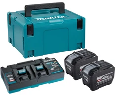 Makita Akumuliatorių ir kroviklio komplektas XGT®, 40Vmax PSKGPE2J XGT® • 40Vmax • 2vnt 8.0Ah • DC40RB