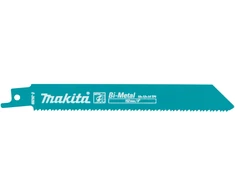 Makita Bi-Metal tiesinio pjūklo pjūkleliai metalui, 152 mm (10+12+14 TPI), 5 vnt E-26288 Ašmenys skirti šioms medžiagoms: plienas, nerūdijantis plienas
