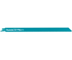 Makita Bi-Metal tiesinio pjūklo pjūkleliai metalui, 305 mm (10+12+14 TPI), 5 vnt. E-26303 Ašmenys skirti šioms medžiagoms: plienas, nerūdijantis plienas