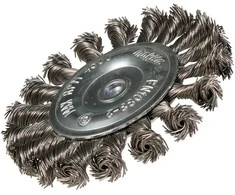 Makita Disko formos 100mm, su 1/4'' šešiakampiu antgaliu, Nerūdijantis plienas (Sukta viela) D-76722