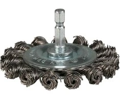 Makita Disko formos 75mm, su 1/4'' šešiakampiu antgaliu, Nerūdijantis plienas (Sukta viela) D-76716