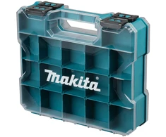 Makita Dvipusis plastikinis priedų dėklas su 24 nuimamais skirtukais E-26870
