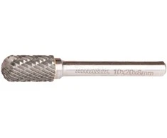 Makita Freza tiesiniam šlifuokliui, kotelis 6 mm, forma SA 10x20 mm B-52750 metalui, nerūd. plienui