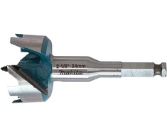 Makita Grąžtas medienai su 2 pjaunančiomis briaunomis, 54mm, su 7/16" šešiakampiu koteliu E-27604