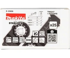 Makita Įgilinamieji pjovimo ašmenys 32mm TMA047; BIM, STARLOCK, medienai, metalui, 25 vnt. E-25856 TMA047; BIM, SL, Medis &amp; Metalas