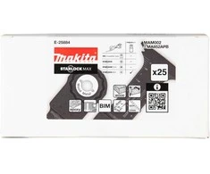 Makita Įgilinamieji pjovimo ašmenys 52mm, 18TPI MAM002; BIM, STARLOCK MAX, medienai, metalui, 25 vnt. E-25884 Starlock Max • 20 TPI • BiM • MAM002 • Medžiui / metalui
