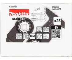 Makita Įgilinamieji pjovimo diskai 65mm 25vnt. E-25909 TMA048; BIM, SL, Medis &amp; Metalas