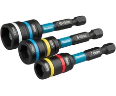 Makita Kombinētas uzgriežņu galviņu Impact Juodas 2-in-1 MZ komplekts, 3 gab., 7/8x65mm, 8/10x65mm, 10/13x65mm E-29826 7/8x65mm, 8/10x65mm, 10/13x65mm