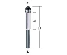 Makita Kopijuojanti freza (2) 9,5x26,0 mm/ 66,9mm, 6mm Kotelio skersmuo D-67985
