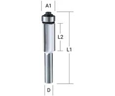 Makita Kopijuojanti freza (3) 12,7x26,0 mm/ 68,5mm, 8mm Kotelio skersmuo D-68046