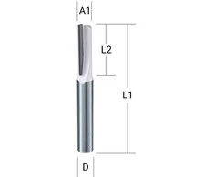 Makita Kotinė freza "flute" 1, 4,0x13,0 mm/ 50,8mm, 8mm Kotelio skersmuo D-67670