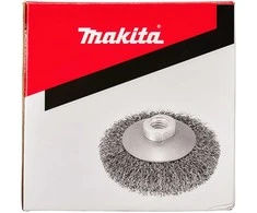 Makita Kūginis šepetys 115mm x M14; "banguotas" 0,3mm, viela 125, 150, 180, 230mm D-39849