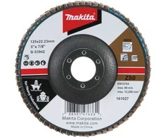 Makita Lapeliniai diskai 125MM K80 Metalui, RST HEAVY DUTY B-53942
